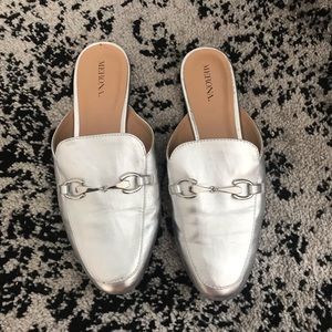 Silver Slip On Mules From Target